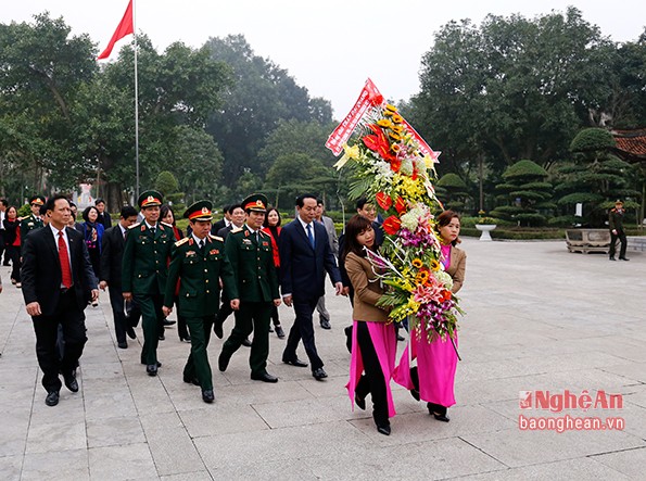 President Tran Dai Quang pays Tet visit to Nghe An province - ảnh 1